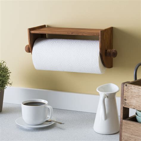 wall mounted paper towel rack